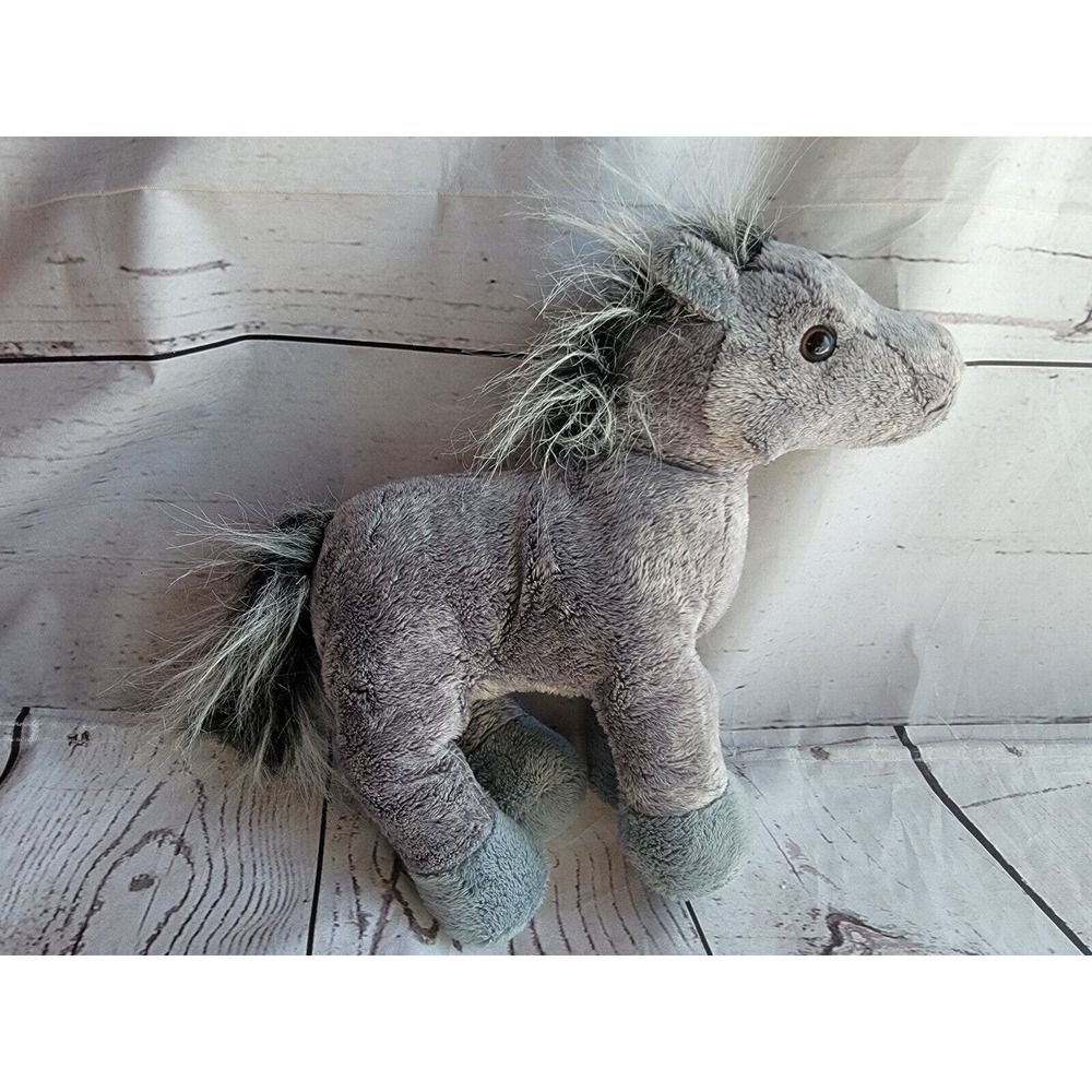Ganz Webkinz Grey Arabian Horse NO CODE Stuffed Plush Toy